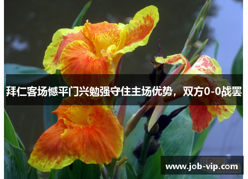 拜仁客场憾平门兴勉强守住主场优势，双方0-0战罢